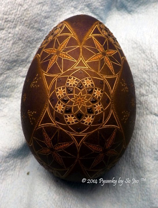 WIP Ukrainian Easter Egg Batik Art Pysanky By So Jeo